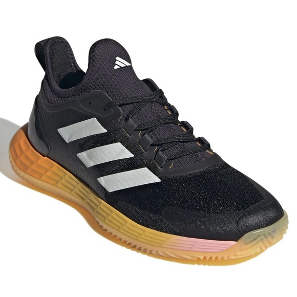 NEW adidas Adizero Ubersonic 4 Women's Size 9.5 Clay Black Yellow Tennis Shoes - Picture 4 of 8